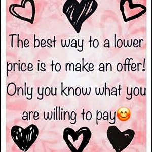 THANK YOU FOR YOUR OFFER! 🥰